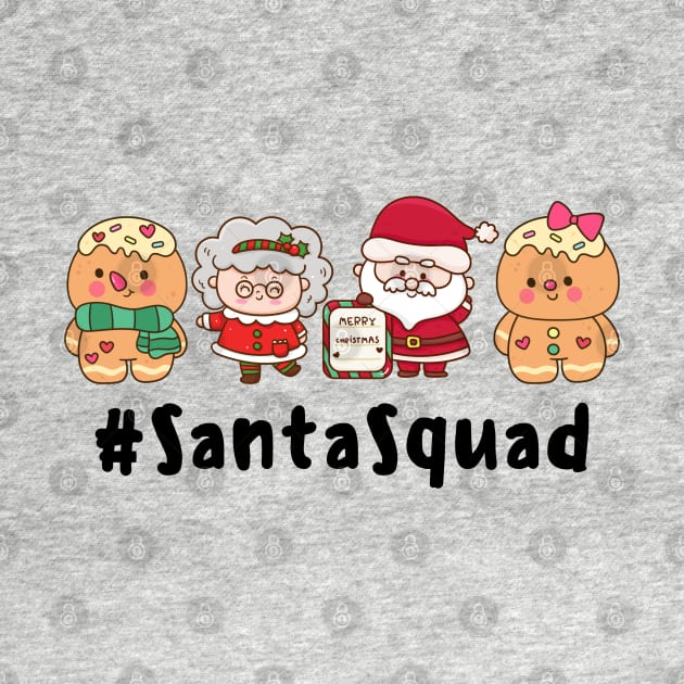 Mr and Mrs Claus and Their Santa Squad by JessiT